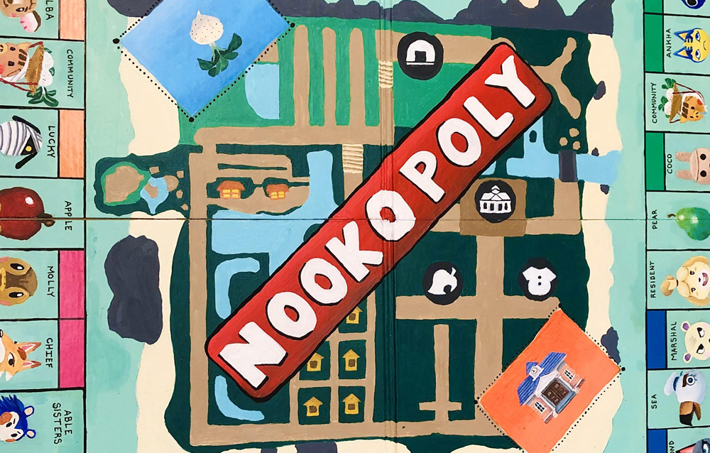 Un utente di Reddit ha ricreato il Monopoly in chiave Animal Crossing!