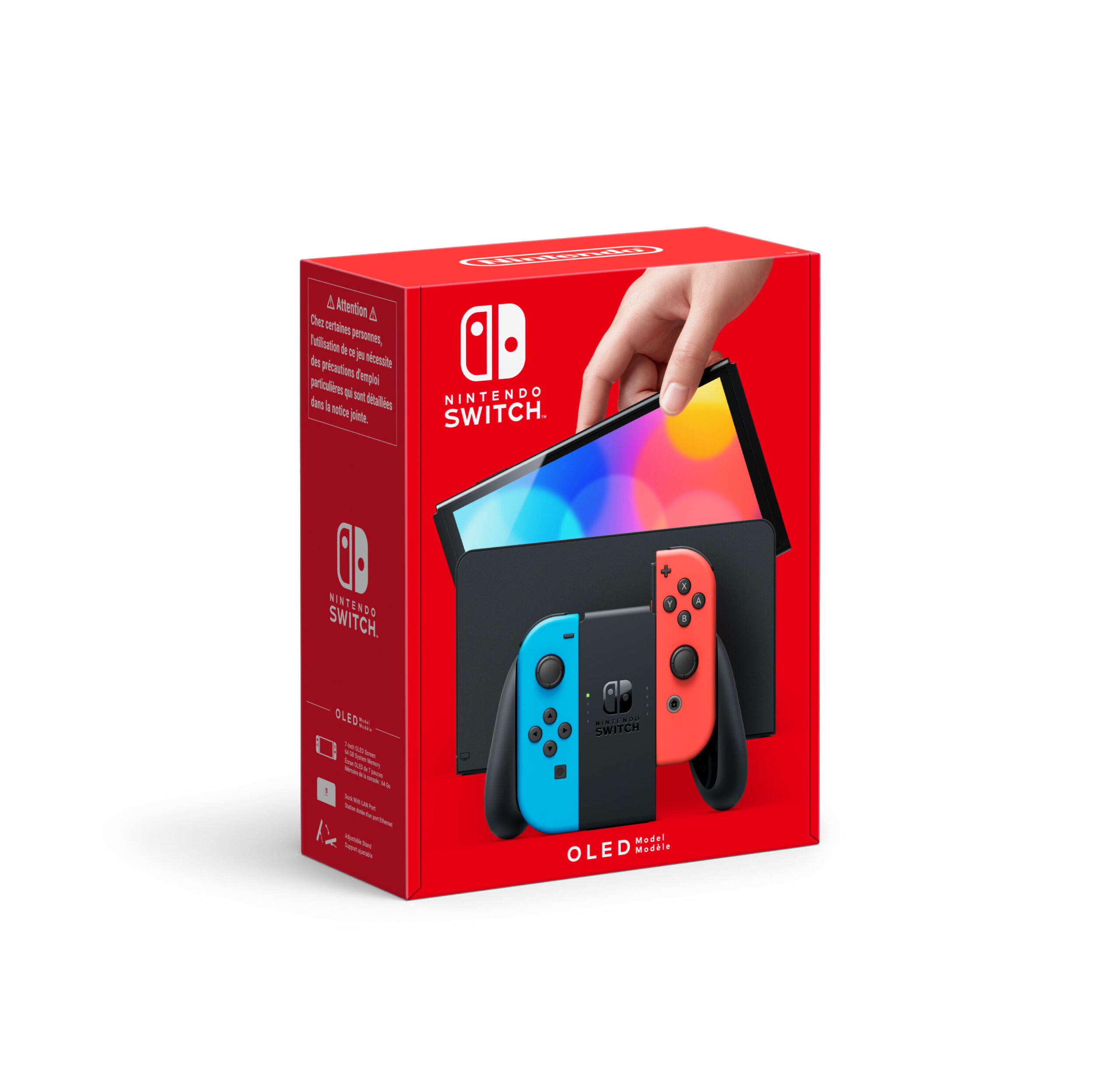 Nintendo Switch modello OLED, Blu Neon/Rosso Neon