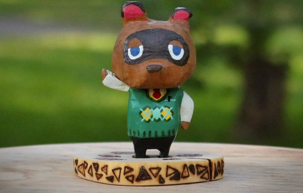 Un fan di Animal Crossing: New Horizons ha ricreato dei personaggi del gioco intagliati nel legno!