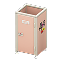 Cabina WC (Rosa, Scarabocchi e adesivi)