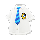 Camicia scolastica (Cravatta blu)