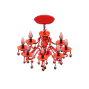 Candeliere da soffitto (Rosso)