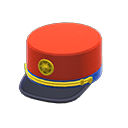 Cappello da macchinista (Rosso)