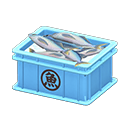 Cassetta per pesce (Blu chiaro, Sakana (pesce))
