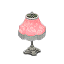 Lampada elegante (Argentato, Rose rosa)