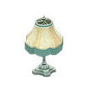 Lampada elegante (Blu, Bianco a righe)
