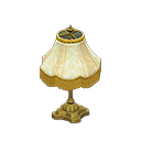 Lampada elegante (Dorato, Bianco a righe)
