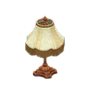 Lampada elegante (Marrone, Bianco a righe)