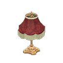 Lampada elegante (Marrone chiaro, Rosso damascato)
