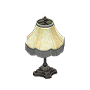 Lampada elegante (Nero, Bianco a righe)