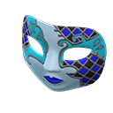Maschera veneziana (Blu)