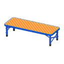 Panca richiudibile da picnic (Blu, Arancio)