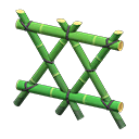 Recinzione bambù verde