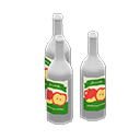 Set di bottiglie decorative (Bianco, Mele)