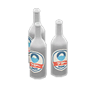 Set di bottiglie decorative (Bianco, Montagna)