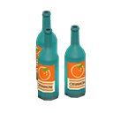 Set di bottiglie decorative (Blu chiaro, Arancia)