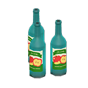 Set di bottiglie decorative (Blu chiaro, Mele)