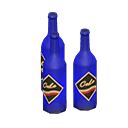 Set di bottiglie decorative (Blu, Cola)