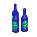 Set di bottiglie decorative (Blu, Sidro)