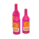 Set di bottiglie decorative (Rosa, Arancia)