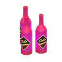 Set di bottiglie decorative (Rosa, Cola)