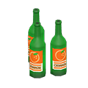 Set di bottiglie decorative (Verde chiaro, Arancia)
