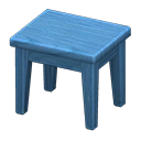 Tavolino di legno (Blu, Nulla)