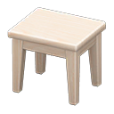 Tavolino di legno (Legno bianco, Nulla)