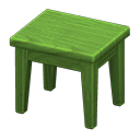 Tavolino di legno (Verde, Nulla)