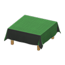 Tavolo con tovaglia (Verde)