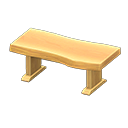 Tavolo di legno grezzo (Legno chiaro)