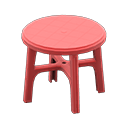 Tavolo di plastica (Rosso)