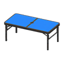 Tavolo richiudibile da picnic (Nero, Blu)
