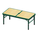 Tavolo richiudibile da picnic (Verde, Legno chiaro)