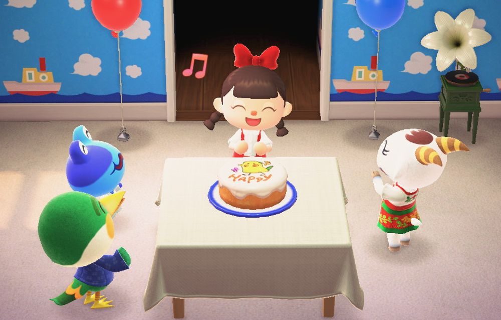 Animal Crossing: New Horizons, una fan ha realizzato una torta di compleanno a forma di foglia!