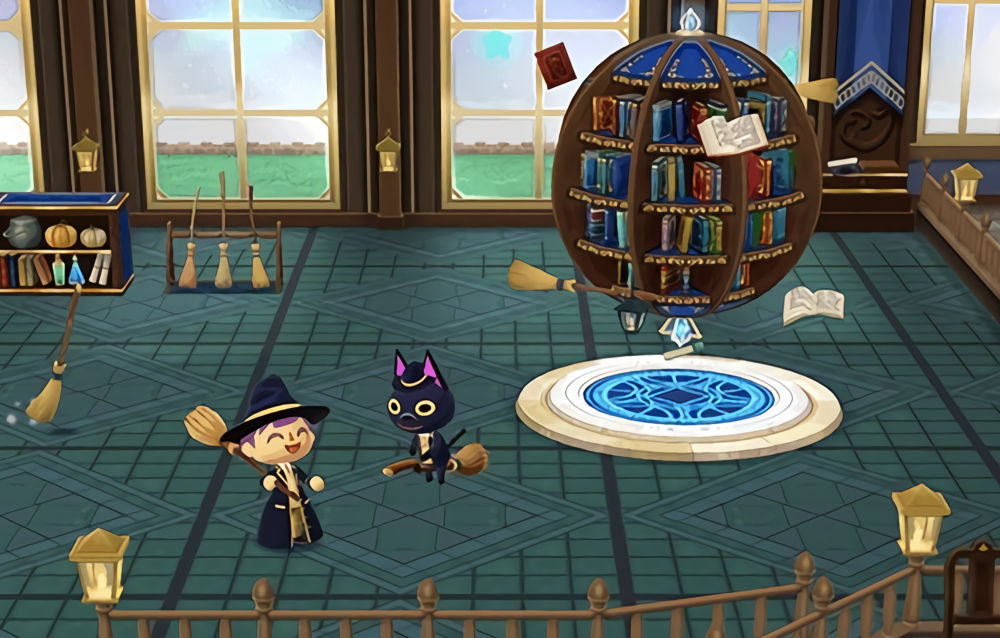 Animal Crossing: Pocket Camp, sono arrivati dei nuovi terreni a tema libreria magica!