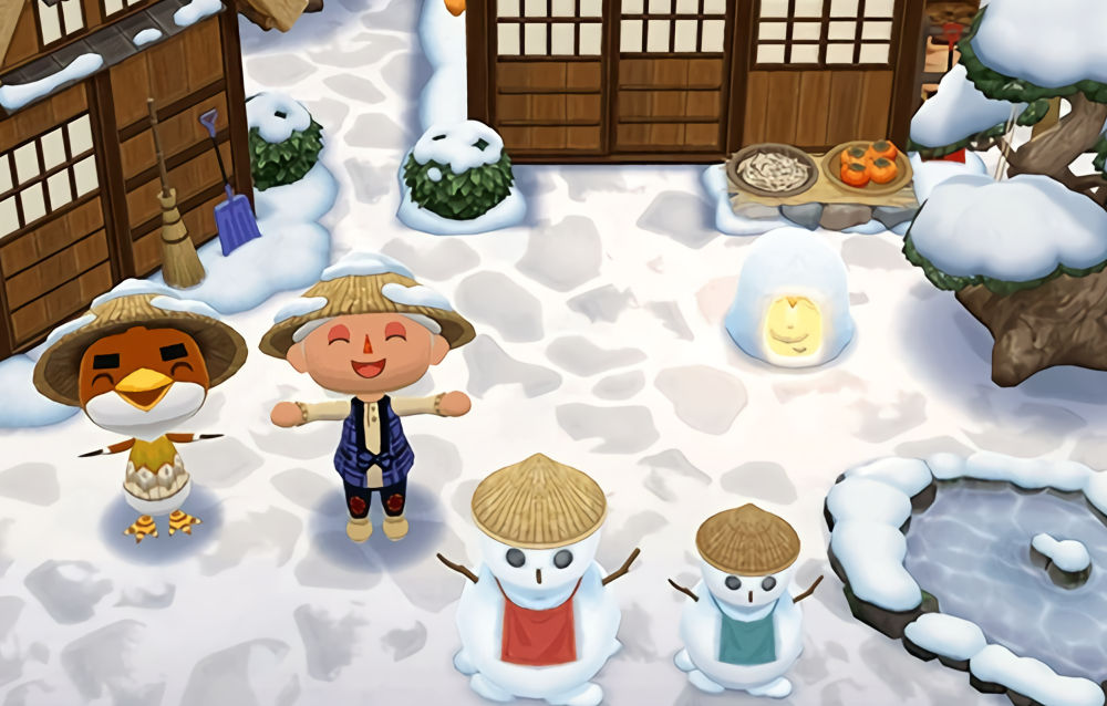 È cominciata la caccia alla giroidite Paese innevato in Animal Crossing: Pocket Camp!