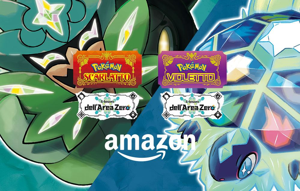Il tesoro dell’Area Zero, disponibile da ora il preordine del DLC di Pokémon Scarlatto e Pokémon Violetto su Amazon!