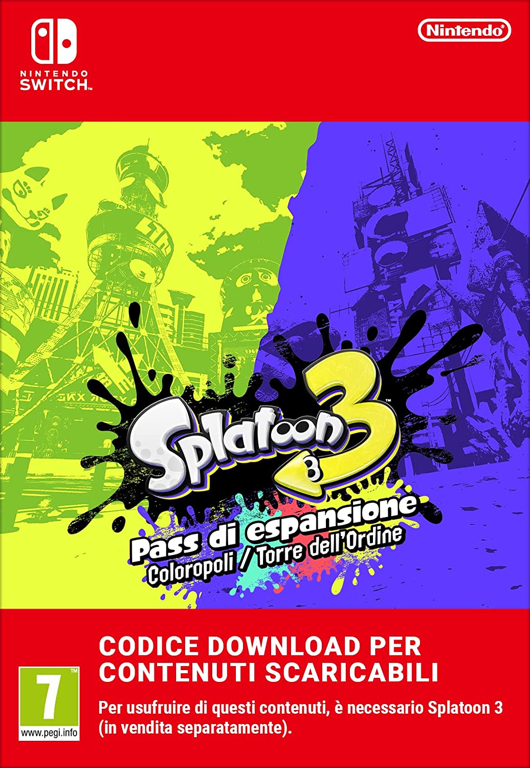 Splatoon 3 - Pass di espansione Coloropoli/Torre dell'Ordine 