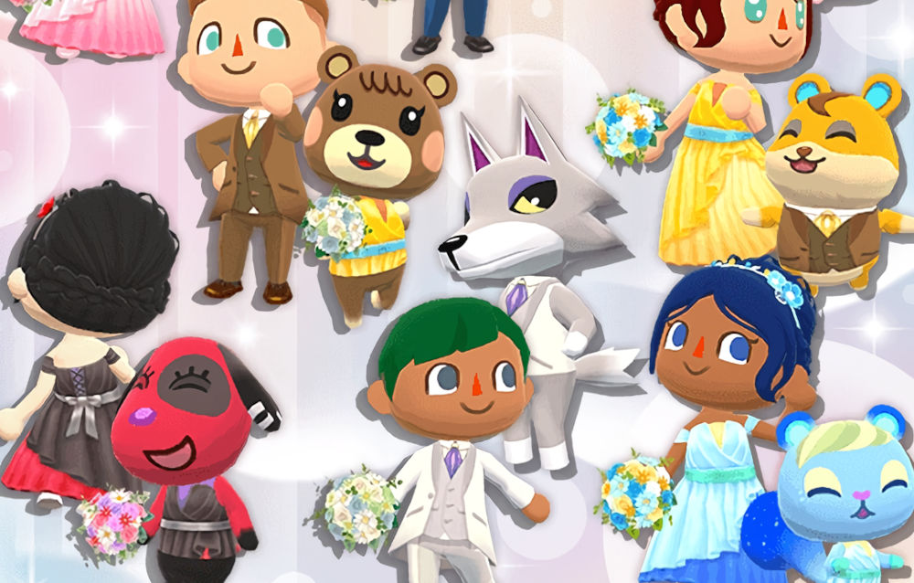 La collezione moda a nozze è disponibile da oggi in Animal Crossing: Pocket Camp!