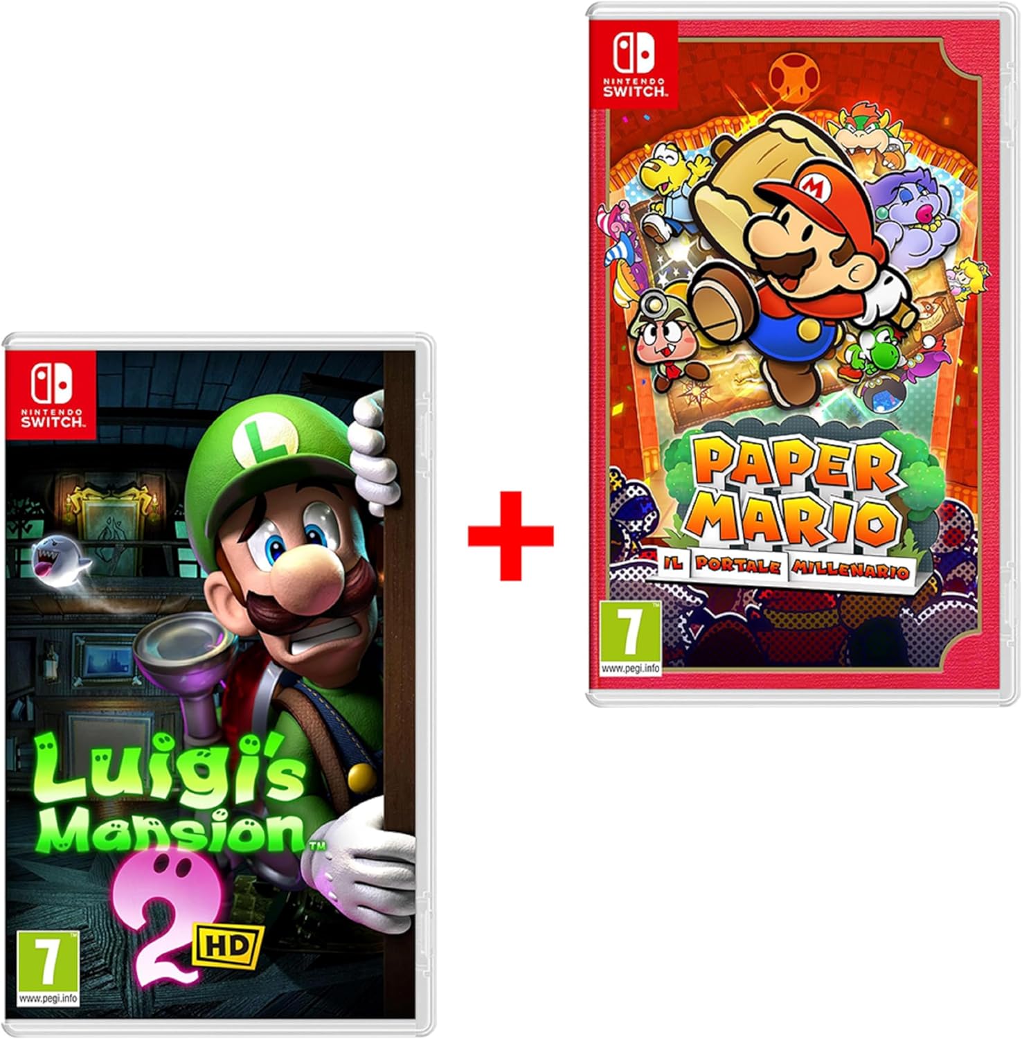 Paper Mario: Il Portale Millenario + Luigi’s Mansion 2 HD (Amazon)
